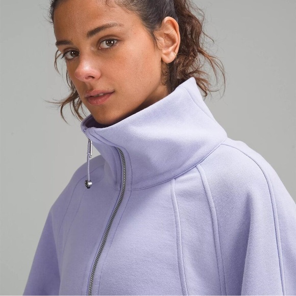 Lululemon Scuba Oversized Funnel Neck Half Zip Lilac Smoke XS/S - Picture 8 of 10